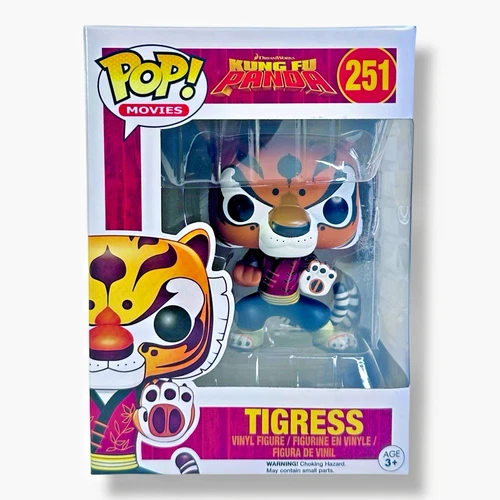 Funko Pop! Movies Dreamworks Kung Fu Panda Tigress #251 w/ Protector New