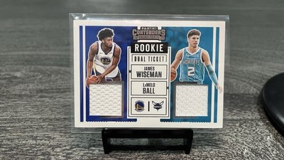 Panini Contenders 2020-21 Rookie Ticket Lamelo Ball/James Wiseman