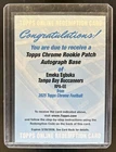 2025 Topps Chrome Emeka Egbuka Rookie Patch Autographs (RAW)