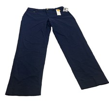 Charter Club Pant Shop Classic Fit Slim Leg Ankle Pants Navy Blue Size 6 NWT