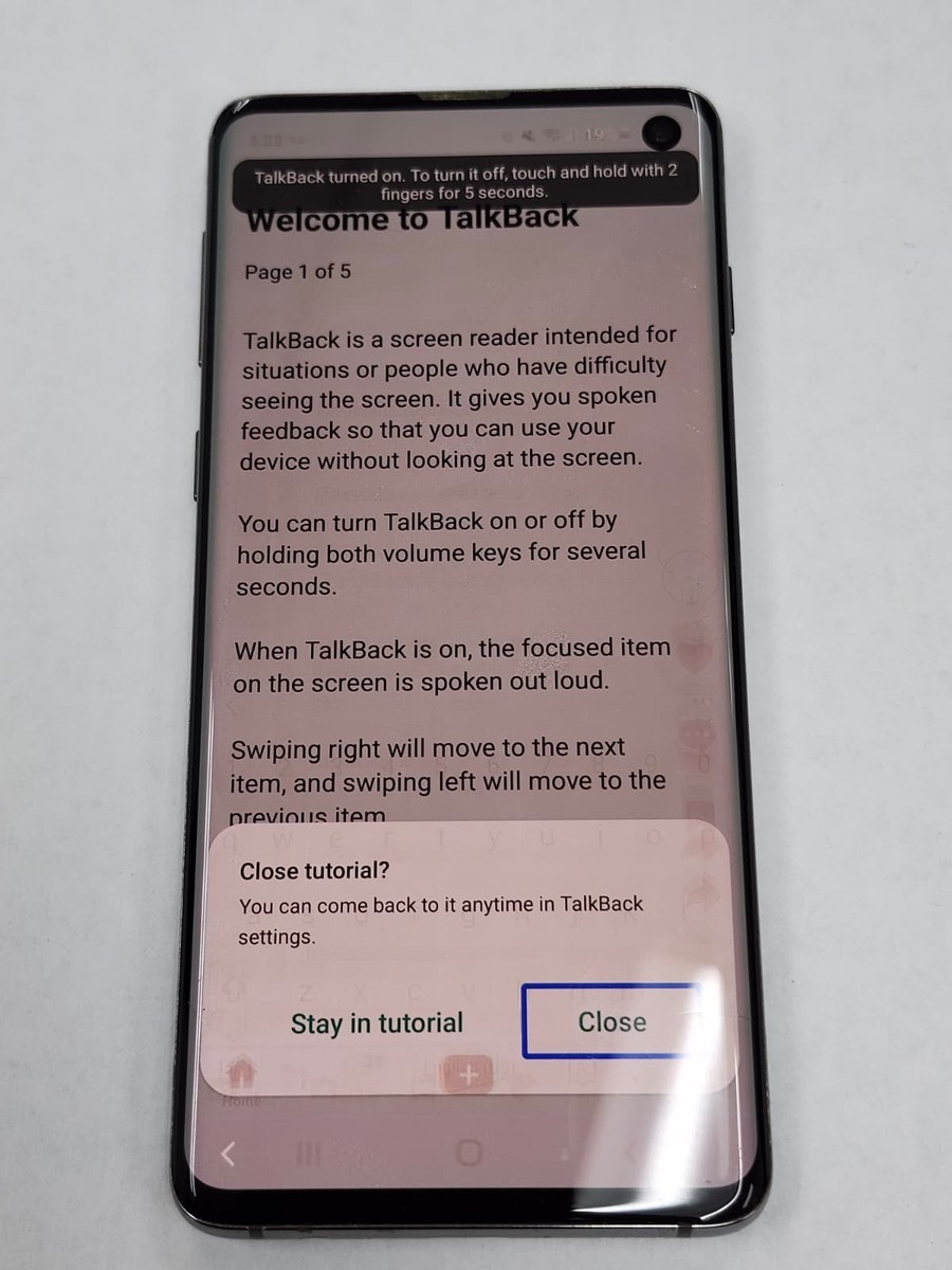 DEFECTIVE - Samsung Galaxy S10 - Black - 128 GB - GSM Unlocked