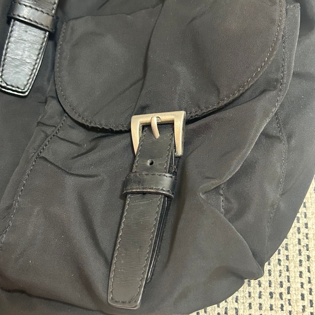 PRADA nylon backpack triangular logo from japan - image 4