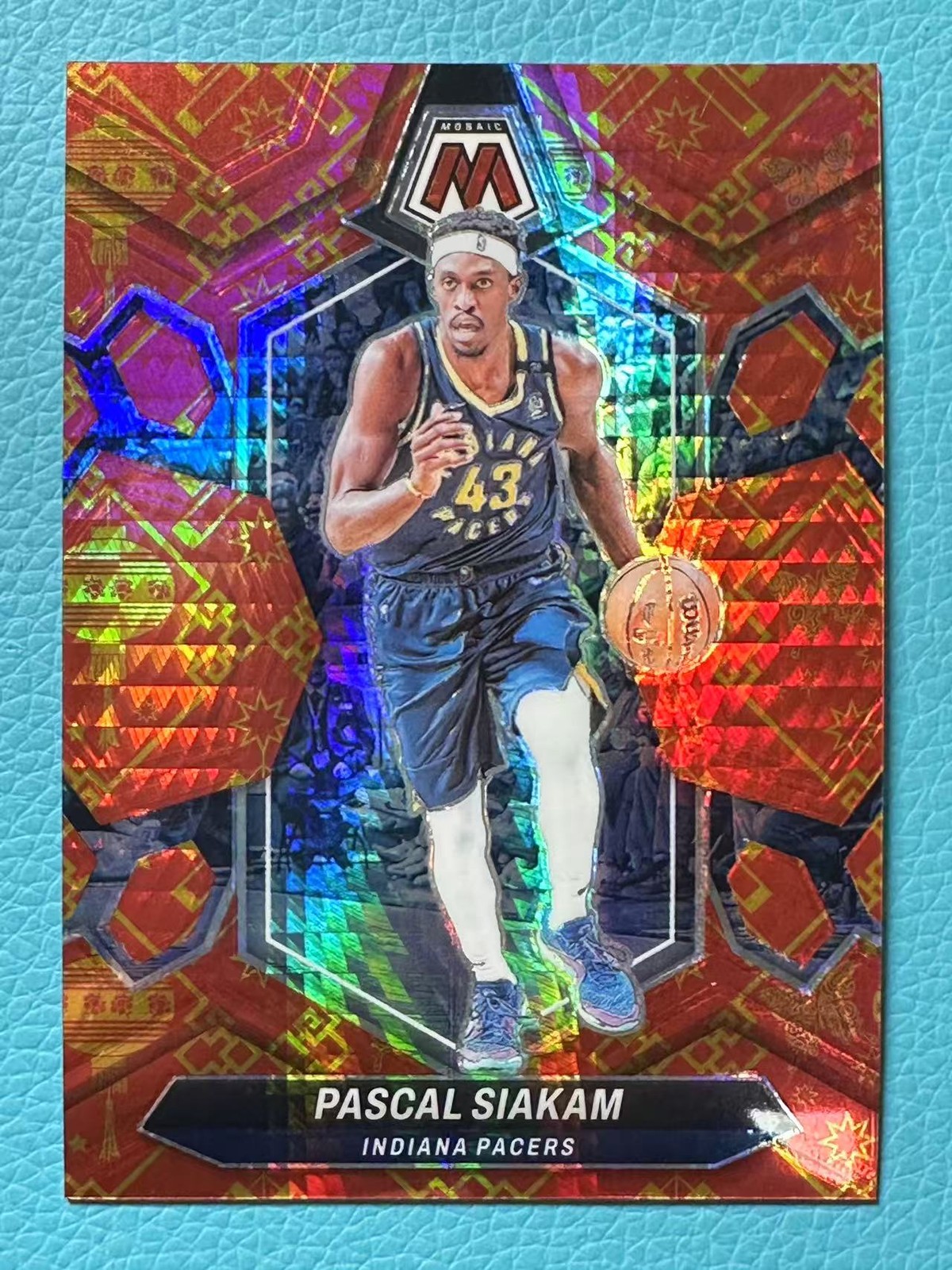 Pascal Siakam 2023-24 Panini Mosaic 4/8 Lucky Envelope Indiana Pacers #6