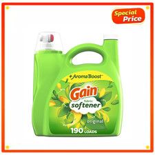 Gain Liquid Laundry Fabric Softener and Conditioner, Original Scent, 140 fl oz 0.11 per gallon