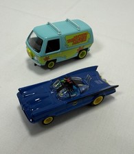 Auto World 4Gear Batmobile The Mystery Machine Scooby Doo HO Scale Slot Car Lot