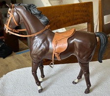 RARE Vintage Louis Marx Johnny West Jane West  s Horse FLAME Western Range 1966