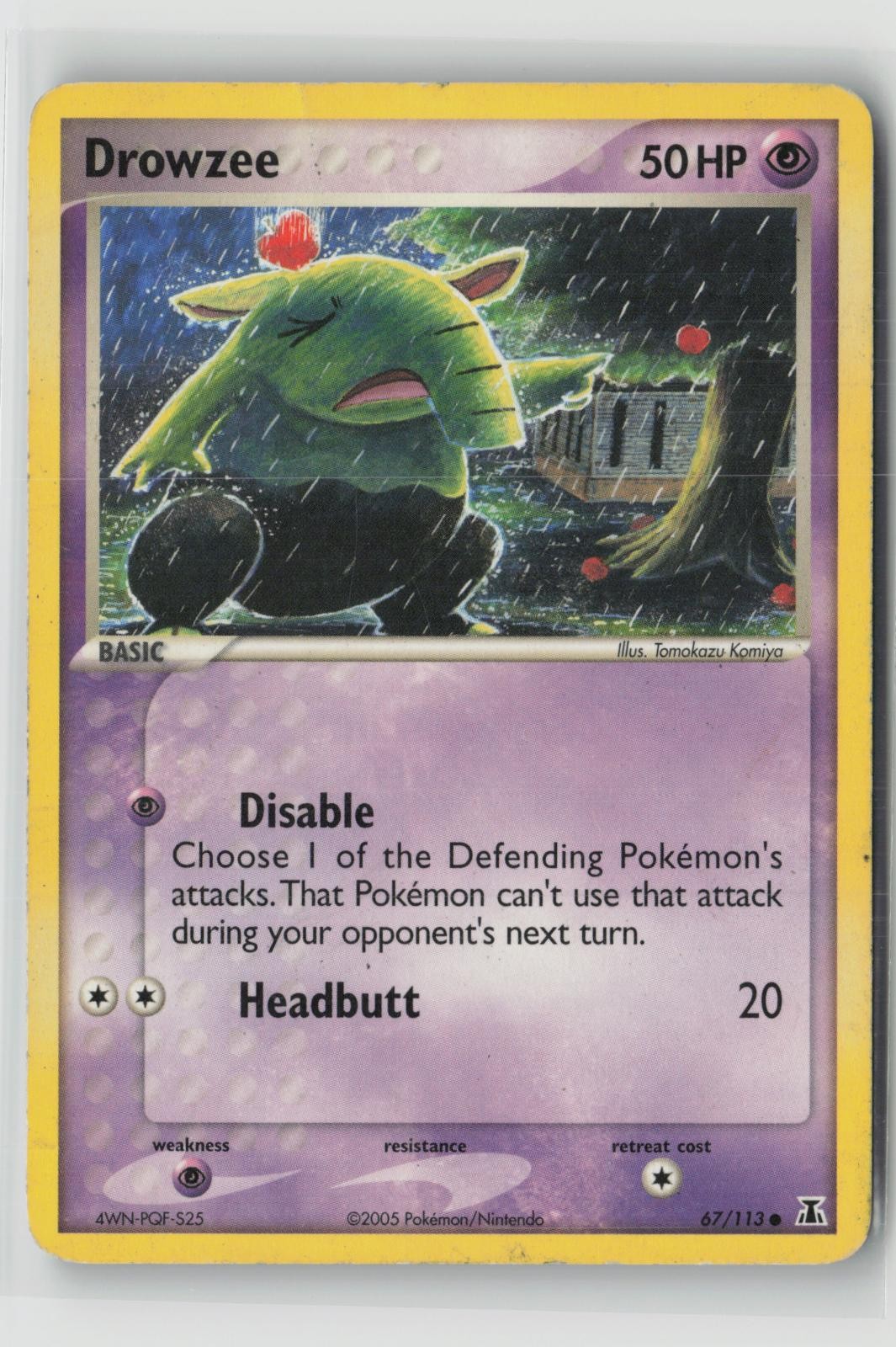 Drowzee 67/113 Delta Species Pokemon DMG