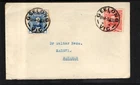 AUSTRALIA 1930 2D AND 3D STURT ON FIRST COVER TO BAHAMAS.