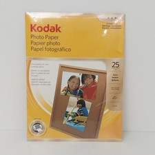 Photo Paper Kodak Gloss Photo Paper 8.5 x 11 - 25 Sheets NEW