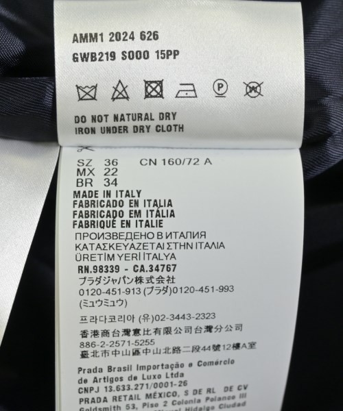 Miu Miu Down Jackets / Down Vests Indigo 36(Approx. XS) 2200577527025 image 4