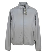 Chaqueta SCOTCH & SODA Hombre XL Gris Reflectores Cremallera Completa Ligera Bombardero PVP199