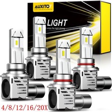 9006 9005 Combo LED Bulb Headlight High Low Beam Super Bright Error Free 2/4X