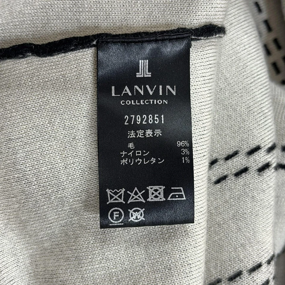 Auth LANVIN COLLECTION - Black Cream Women's Dress - Image 4 of 4