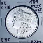 1889 BU GEM MORGAN SILVER DOLLAR UNC MS+++ U.S. MINT RARE COIN 8734