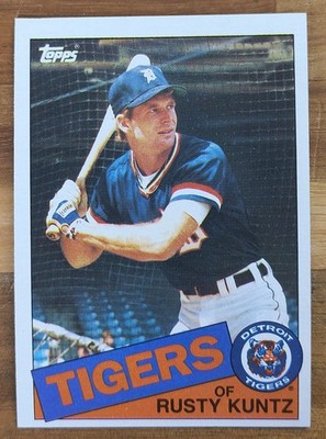 1985 Topps - Ty Kuntz #73 Detroit Tigers Major League Baseball MLB Card