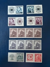 CZECHOSLOVAKIA, Bohemia & Moravia, 14 Mint Never Hinged - Great Lot $ Value!