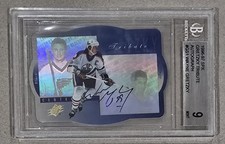 1996 - 1997  SPX Tribute WAYNE GRETZKY Auto BGS 9 Mint #GS1 Autograph Upper Deck