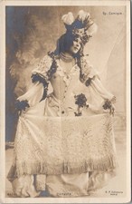 Foto postal de la década de 1960 LUZ CHAVITA (Luisa Lacalle) bailarina de la Belle Epoque de París