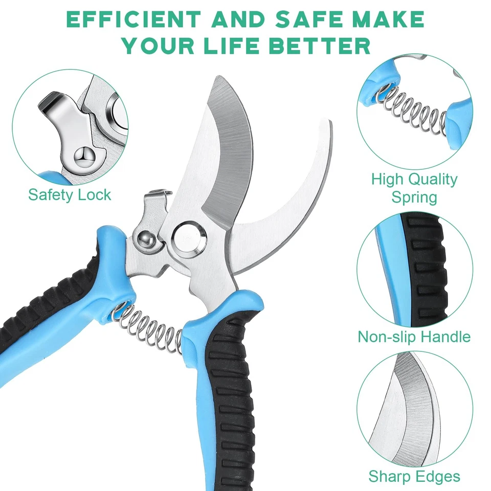 12 Pcs Pruning Shears Bulk for Gardening Flower Shears, Floral Scissors 7.5 I... - Image 3 of 4