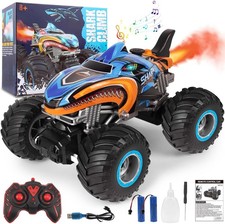1:16 RC Shark Car High Speed 20 Km/h 2.4G Remote Control Car Spray Lights Music