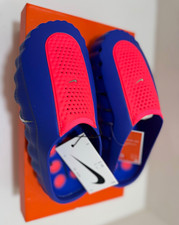 Nike Mind 001 AMP Men's Slide Sandals Blue/Pink Lightweight Comfort US 9