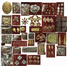 Metal Jewelry Accents Brass Gold Silver U Choose