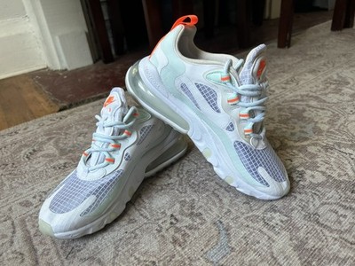 Nike Air Max 270 React SE Shoes Womens Size 5 Sneakers White Hyper Crimson Teal