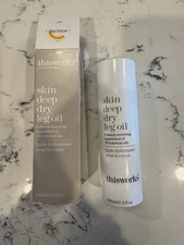 ThisWorks Skin Deep Dry Leg Oil 100% Natural 5oz. 150ml, Brand New/In Box