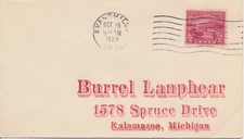 #681 ohio river canalization Burrel Lanphear Kalamazoo Michigan First Day cover