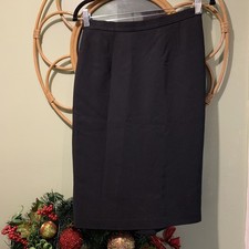 Vintage Moschino Cheap And Chic Black Pencil Skirt Size 8