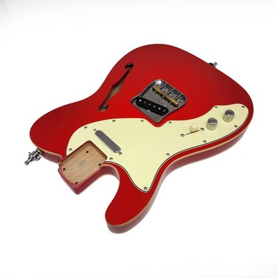 Carparelli  LEFT HANDED Pre-Loaded 69 T-Style Thinline SS - Fiesta Red