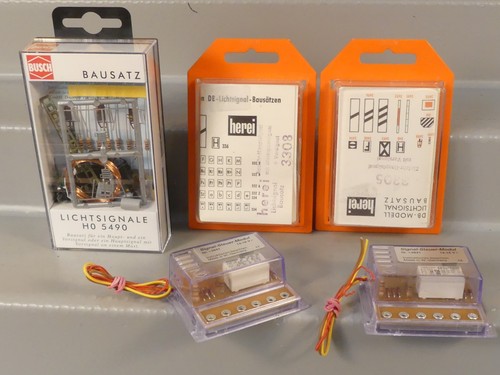 Busch Signal 5841 5490 Herei 3308 3305 señal principal Roco Märklin accesorios instalación | Condition: Neu