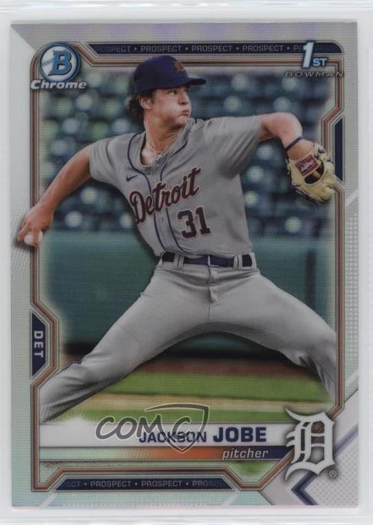 2021 Bowman Draft Chrome Refractor Jackson Jobe #BDC-69 12jg