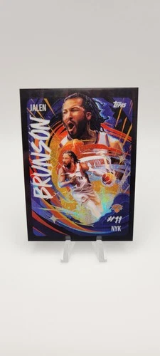 2025 Topps Chrome Jalen Brunson Ultra Violet SSP Case Hit