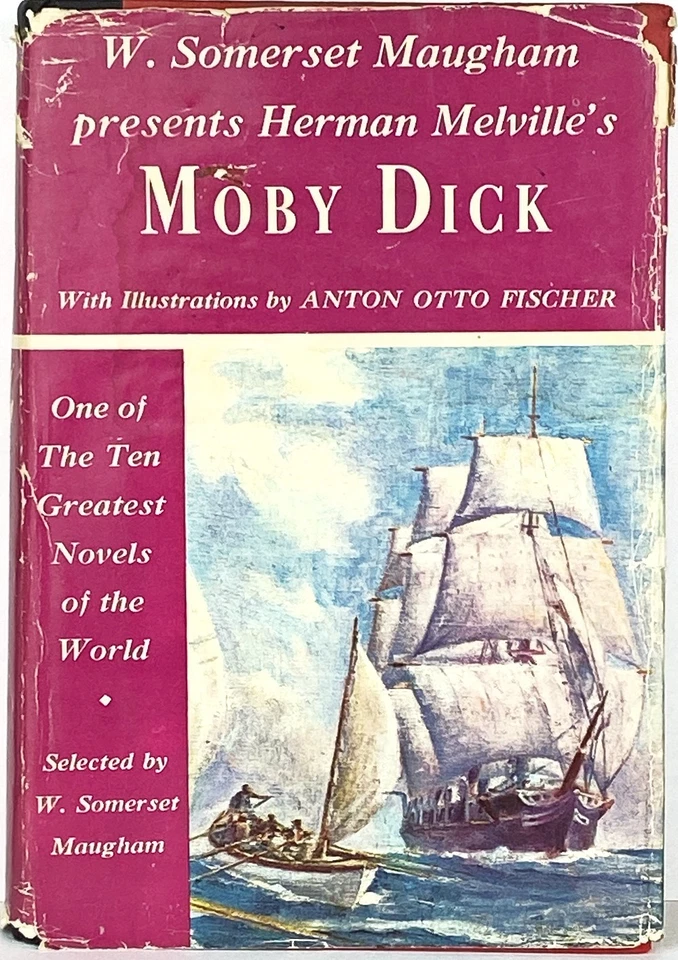 MOBY DICK antique FIRST EDITION whaling HERMAN MELVILLE Hunting WHALE FISHING Foto 3 de 4
