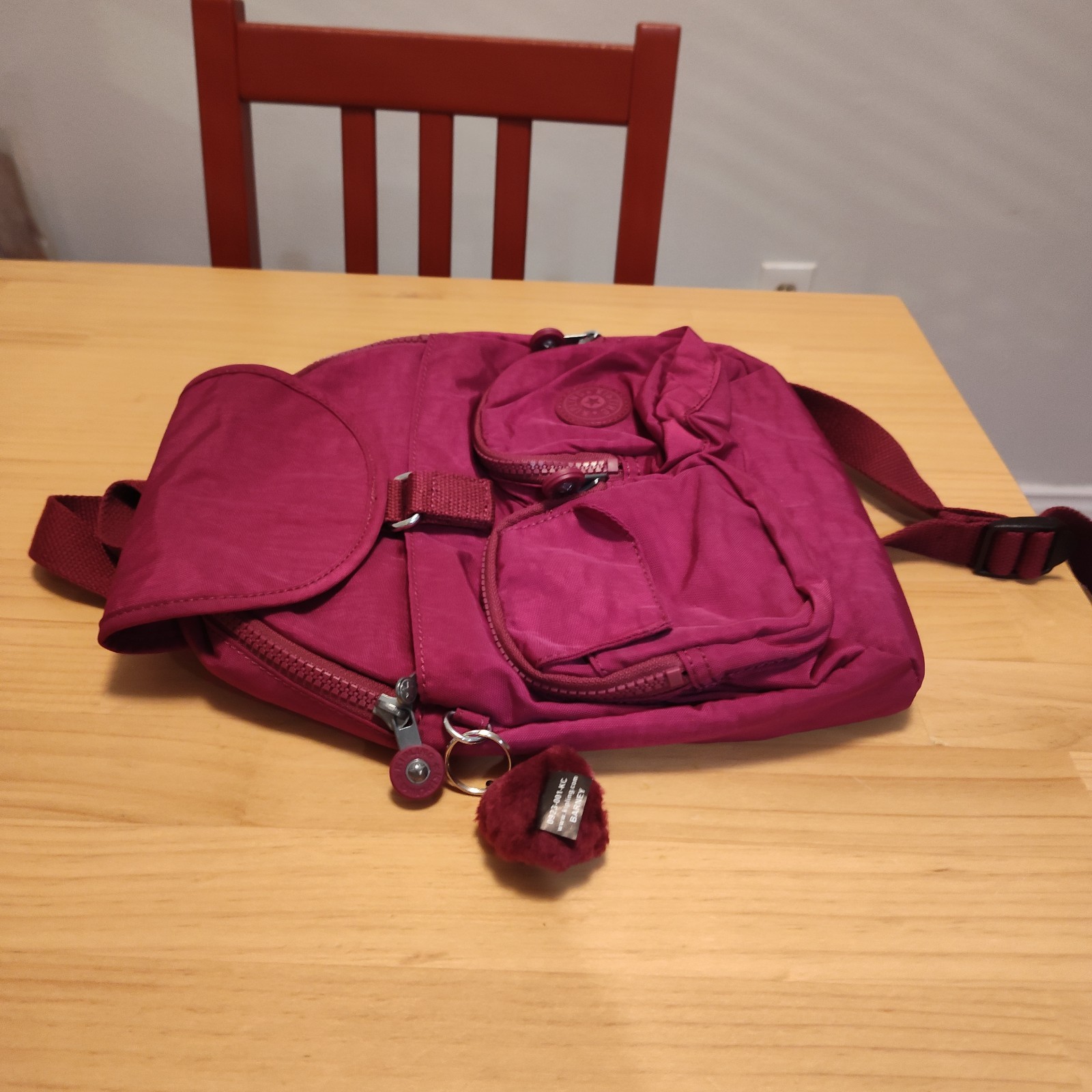 Kipling Backpack Bag w/ Monkey - image 6