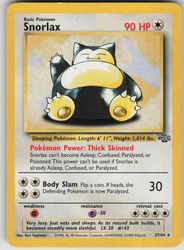 Snorlax 27/64 Jungle Rare