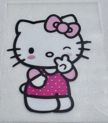 Hallo Kitty Transfer Bügelbild  Wärmeübertragung auf Kleidung Textil