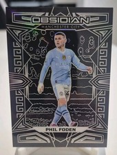 2023-24 Panini Obsidian Soccer 15/120 Electric Etch Silver - Phil Foden Man City