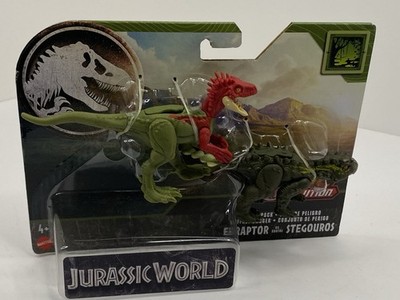 *** Jurassic World Epic Evolution Danger Pack EORAPTOR vs STEGOUROS ***
