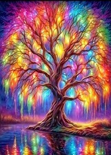 Glowing Tree DIY Full Round Drill 30x40cm Diamond Painting