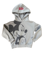 Gap x Disney Mickey Mouse Hoodie Gray Boys Size 5