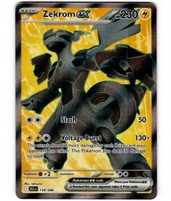 Zekrom ex - Ultra Rare Holo SV: Black Bolt 158/086 NM