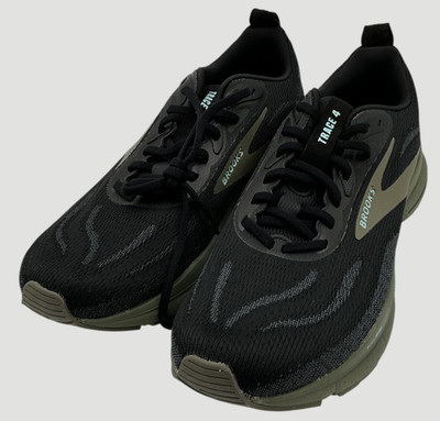 Brooks Trace 4 Men's Size 8 Black/Ebony/Dusty Olive Running Shoes