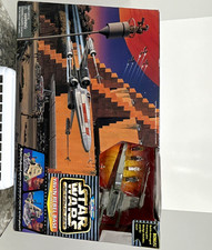 Galoob Star Wars Action Fleet Yavin Rebel Base w  X-Wing Wedge Antilles 1997