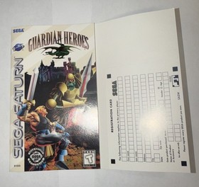 Guardian Heroes Sega Saturn CIB FOAM REG CARD TESTED AND WORKING