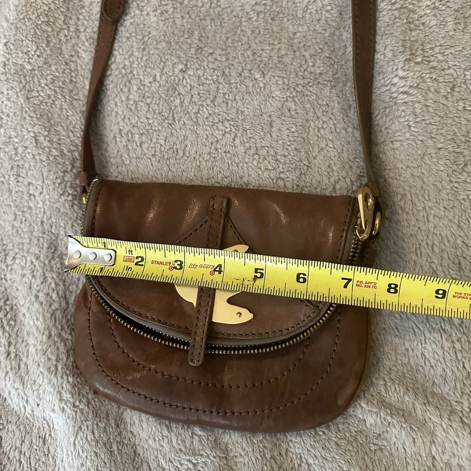 Bandolera Marc by Marc Jacobs Cuero Marrón Pouchette Pétalo Al Metal Pájaro Foto 4 de 4
