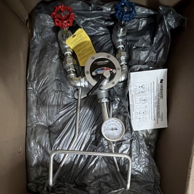 Leonard THS-25 Thermostatic Mixing Valve Manual Stainless Steel  