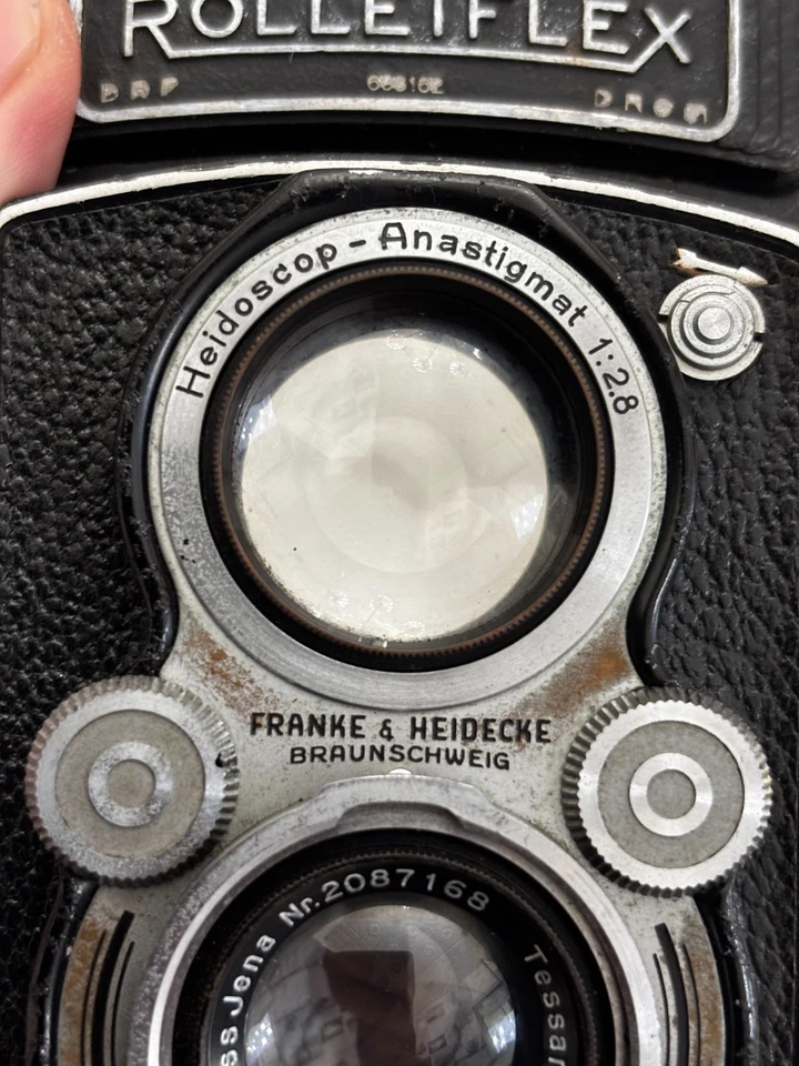 🚀🎁《EXC+ESTUCHE DE 4 pulgadas》Cámara fotográfica automática Rolleiflex modelo 3 TLR 6x6 de JAPÓN✈✈✈✈✈ Foto 2 de 4