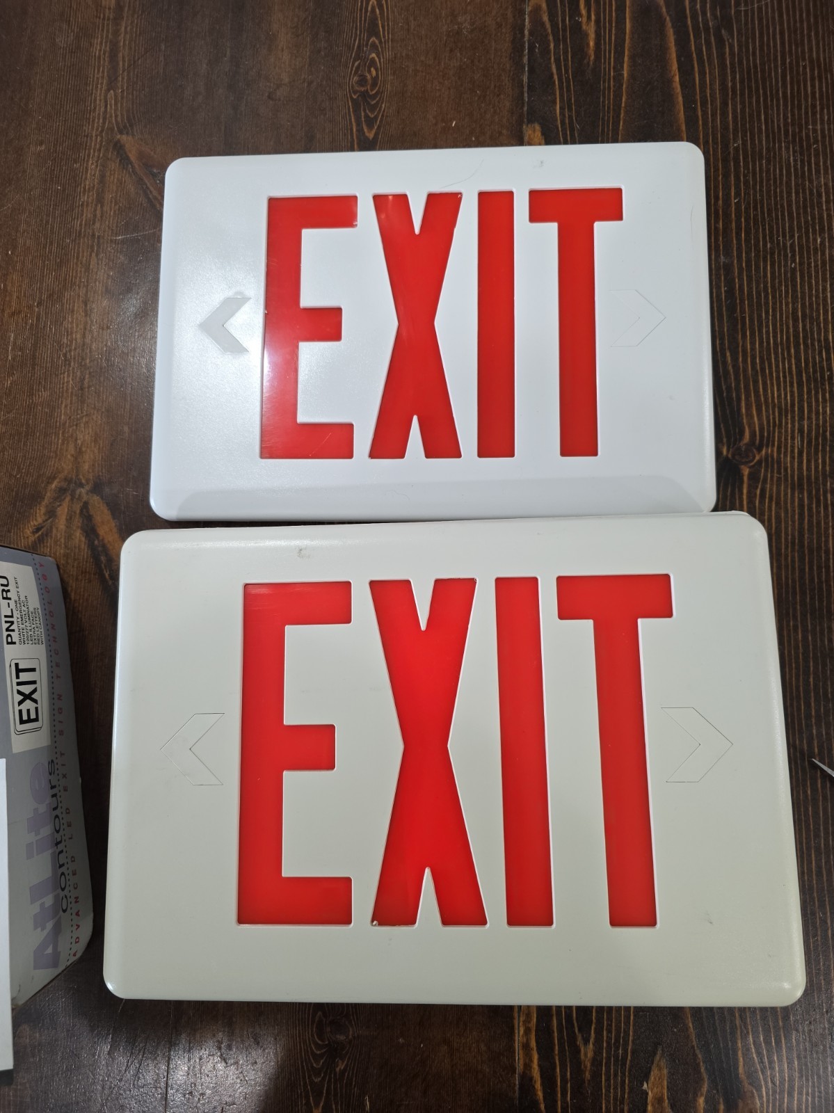 AtLite Contours PAL-RU Advanced LED Exit Sign Solid State